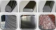 narrow strip for gratings, cold rolled and drawn wire